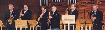 Участники концерта Георгия Гараняна (третий справа)