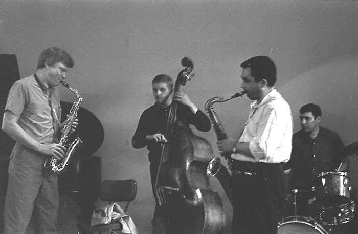 Gerry Mulligan with KM Quartet, Moscow, 1967 (photo by Vladimir Sadkovkin)