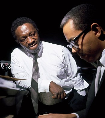 Art Blakey, Cedar Walton, 1964 (photo © Francis Wolff)