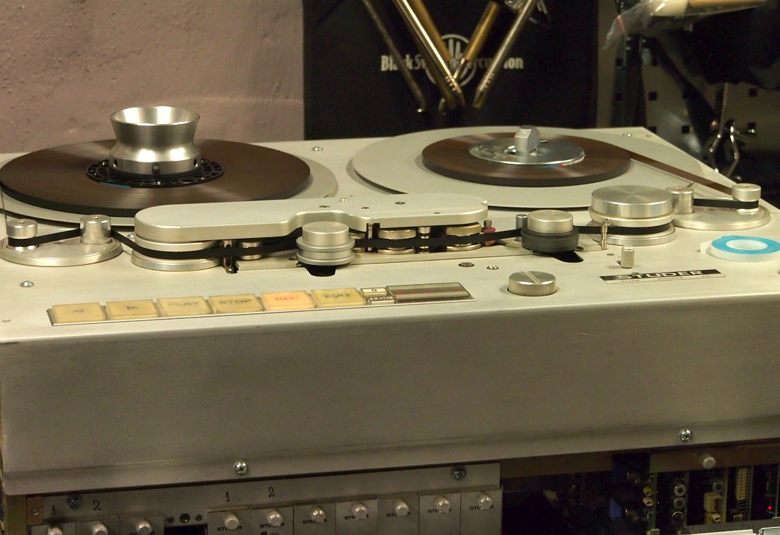 The legendary Studer A80 studio tape recorder