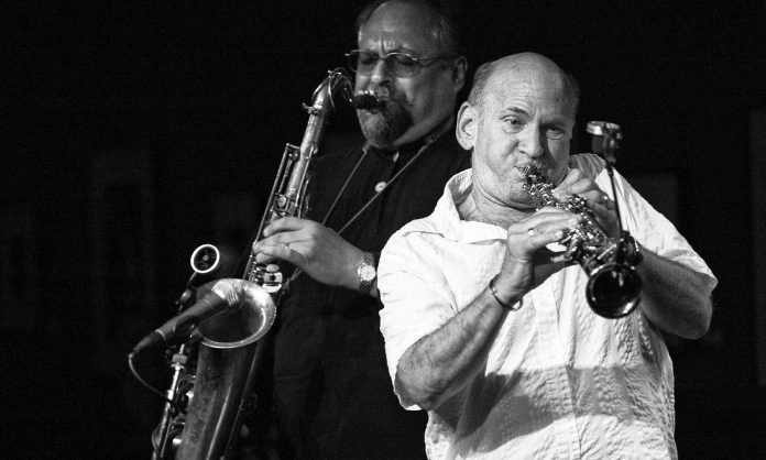 Joe Lovano, Dave Liebman (photo © Richard Conde)